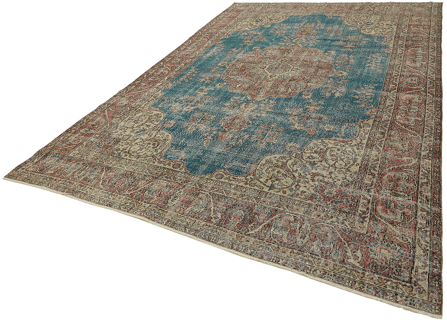 9x12 Beige Vintage Large Area Rug - 46042