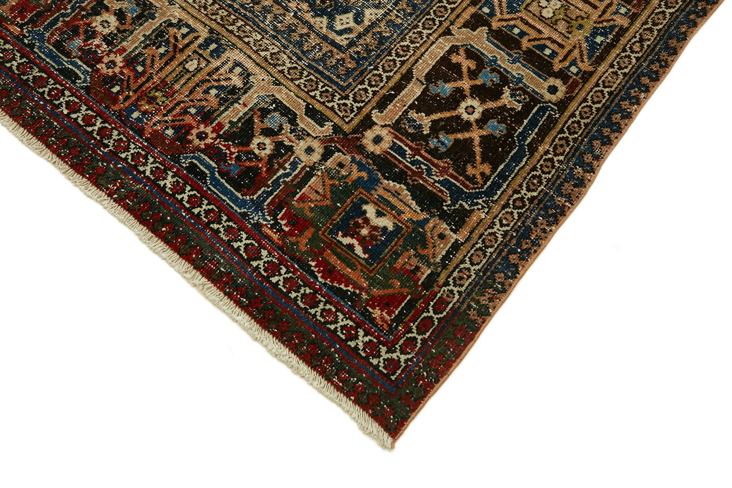 7x10 Beige Vintage Large Area Rug - 46141