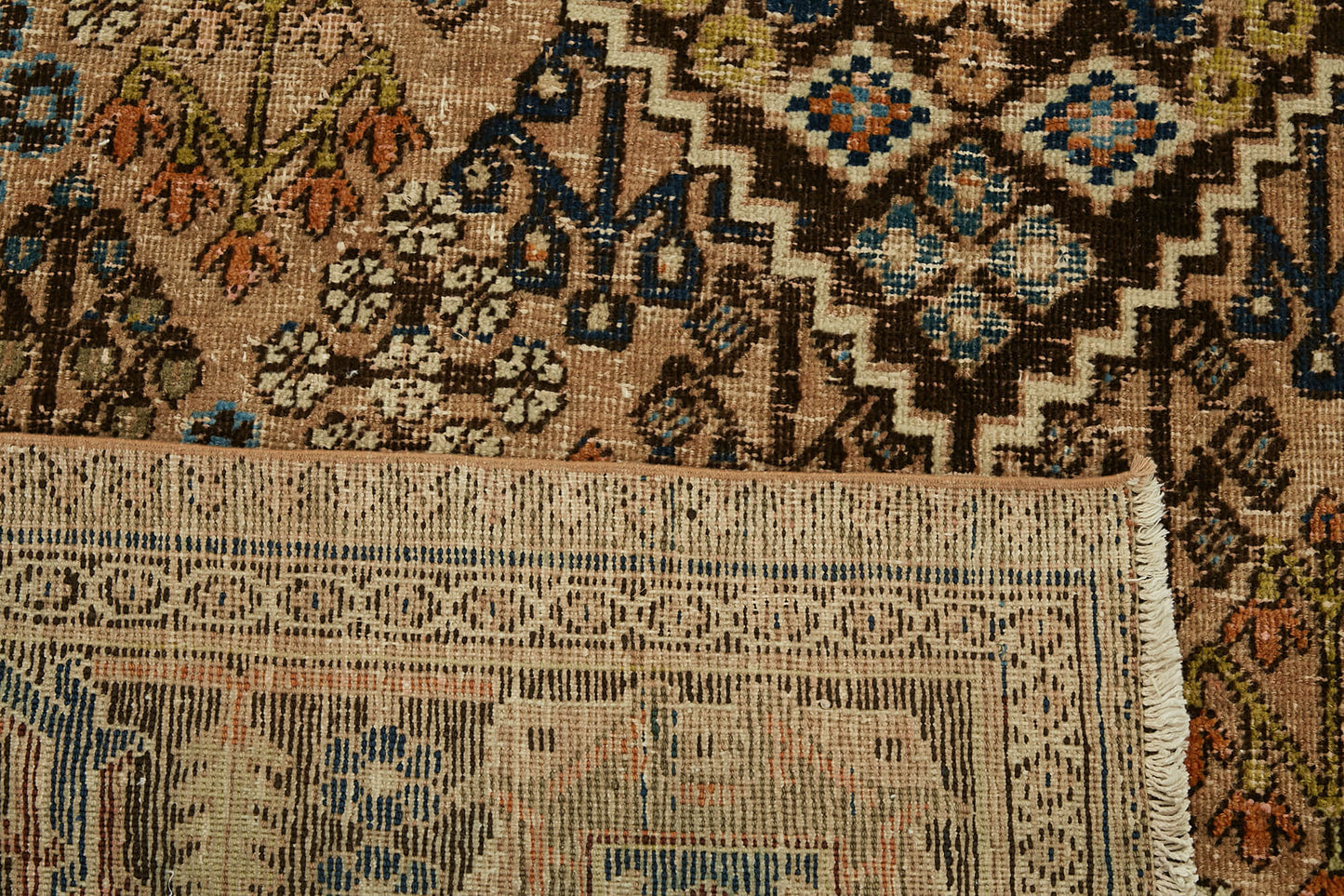 7x10 Beige Vintage Large Area Rug - 46141