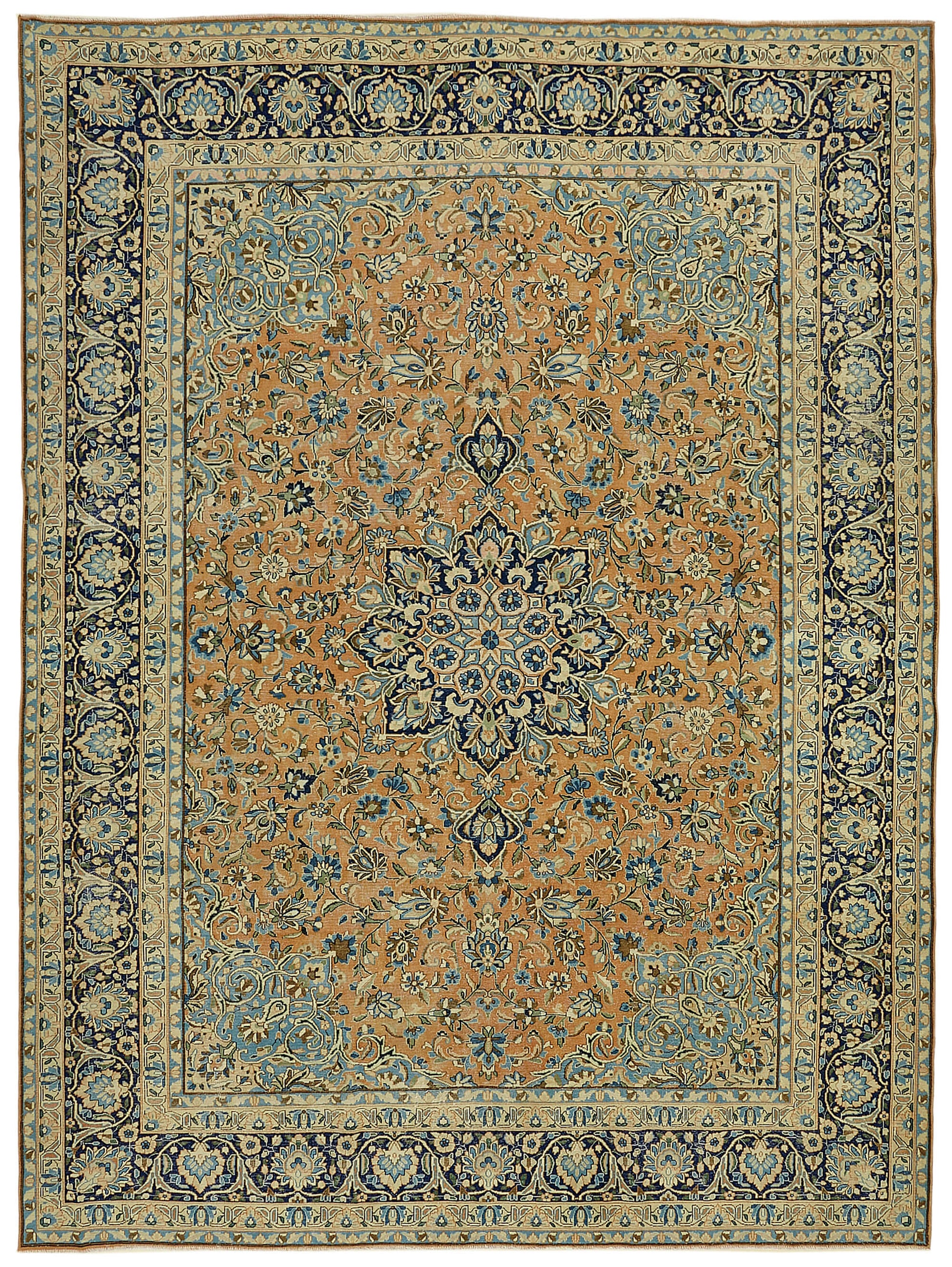 10x13 Beige Vintage Large Area Rug - 46142