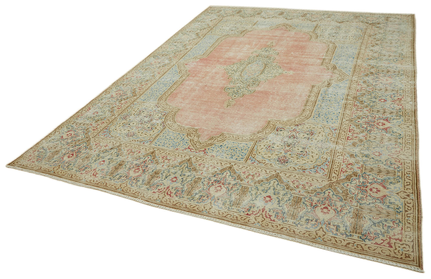 9x13 Beige Vintage Large Area Rug - 46148