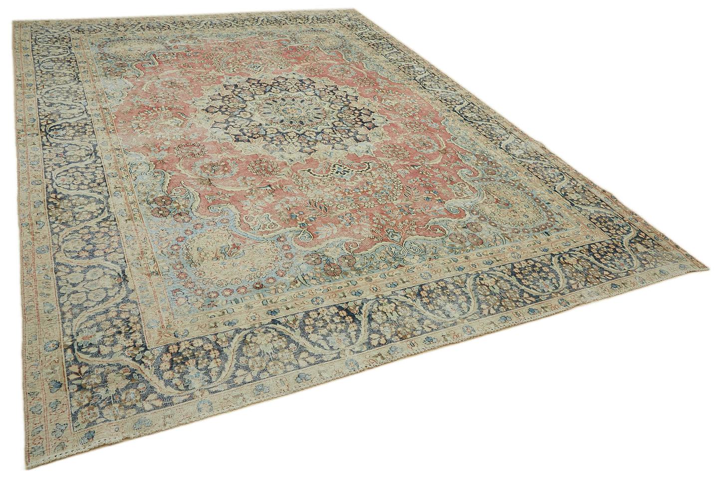 9x13 Beige Vintage Large Area Rug - 46150