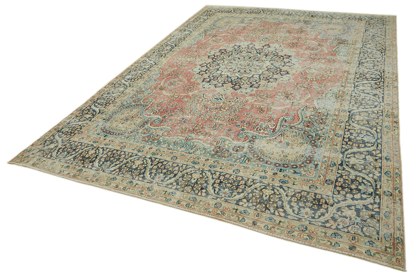 9x13 Beige Vintage Large Area Rug - 46150