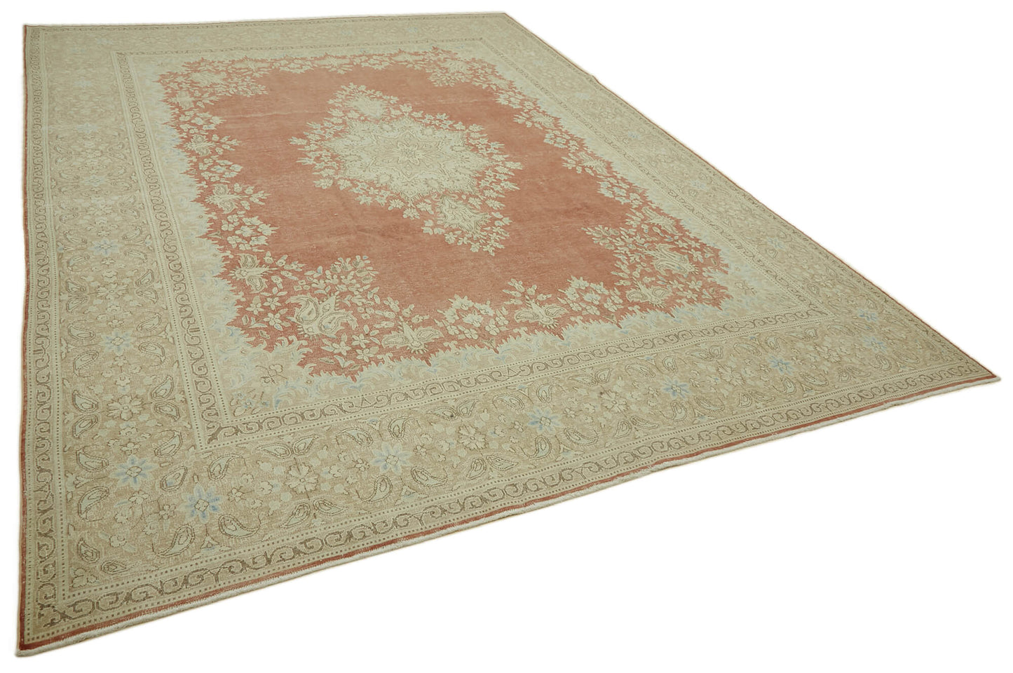 9x13 Beige Vintage Large Area Rug - 46153