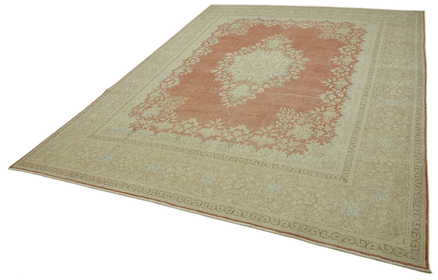 9x13 Beige Vintage Large Area Rug - 46153