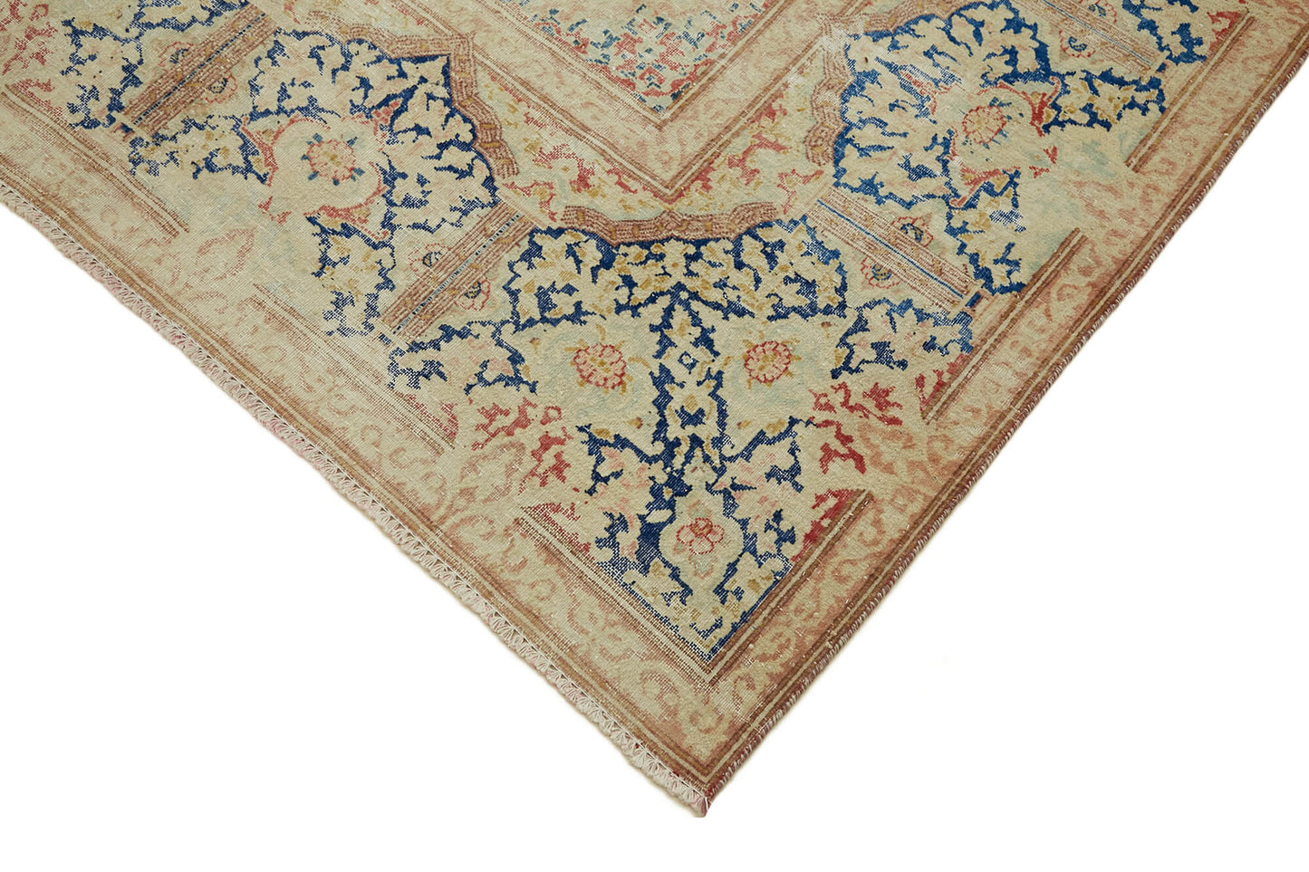 10x13 Beige Vintage Large Area Rug - 46155