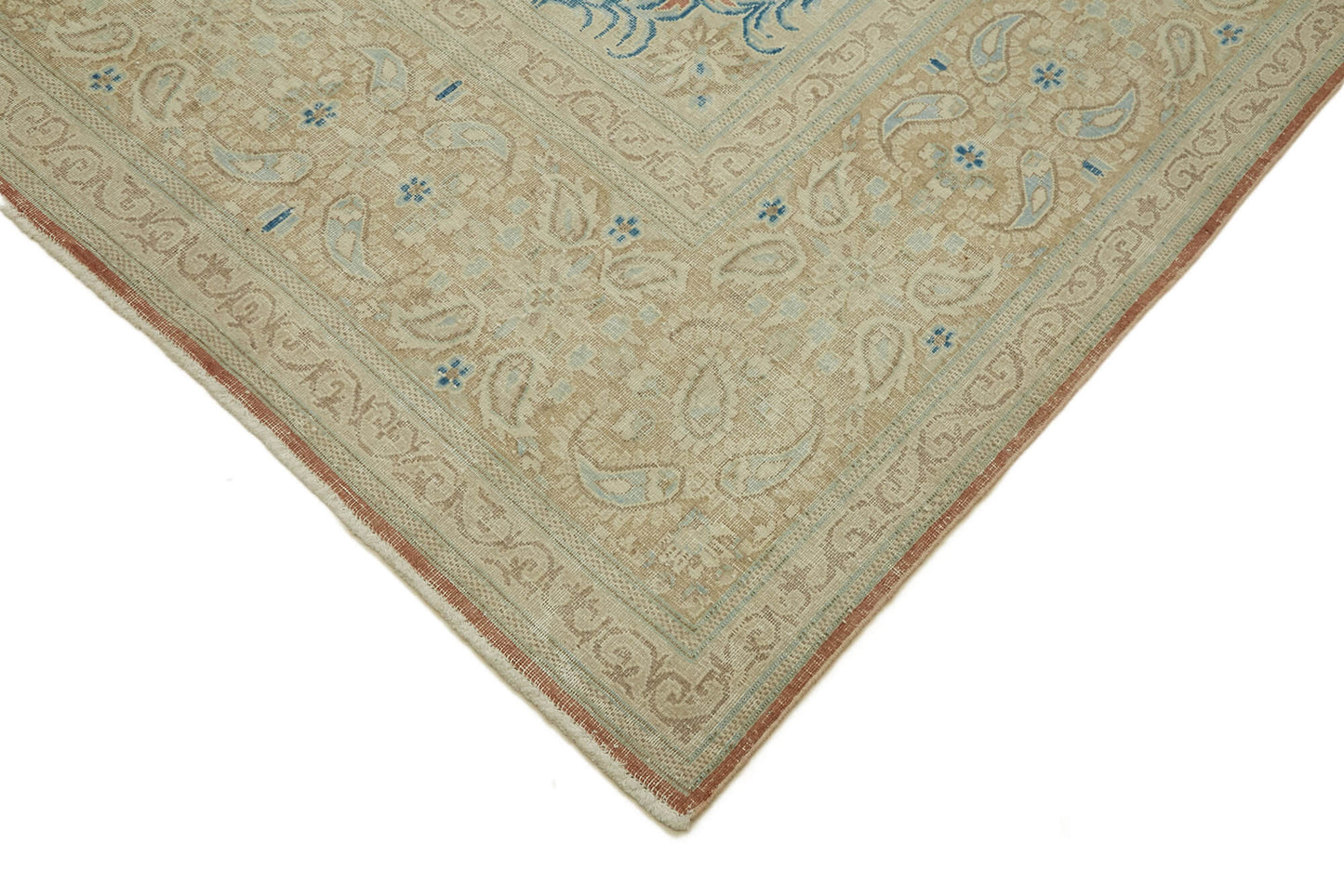 10x12 Beige Vintage Large Area Rug - 46158