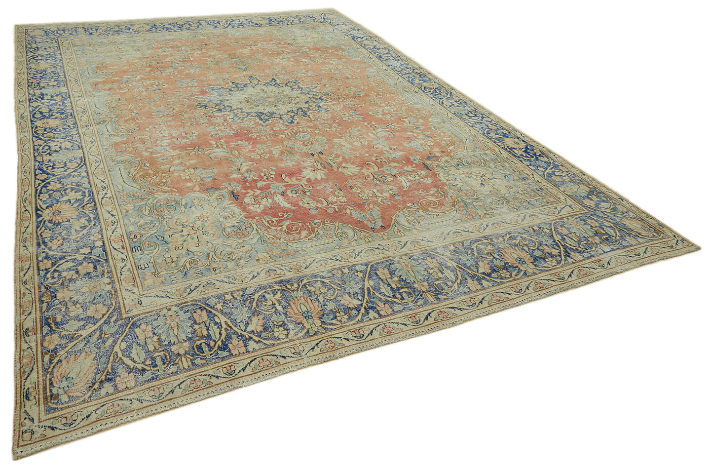 9x13 Beige Vintage Large Area Rug - 46160