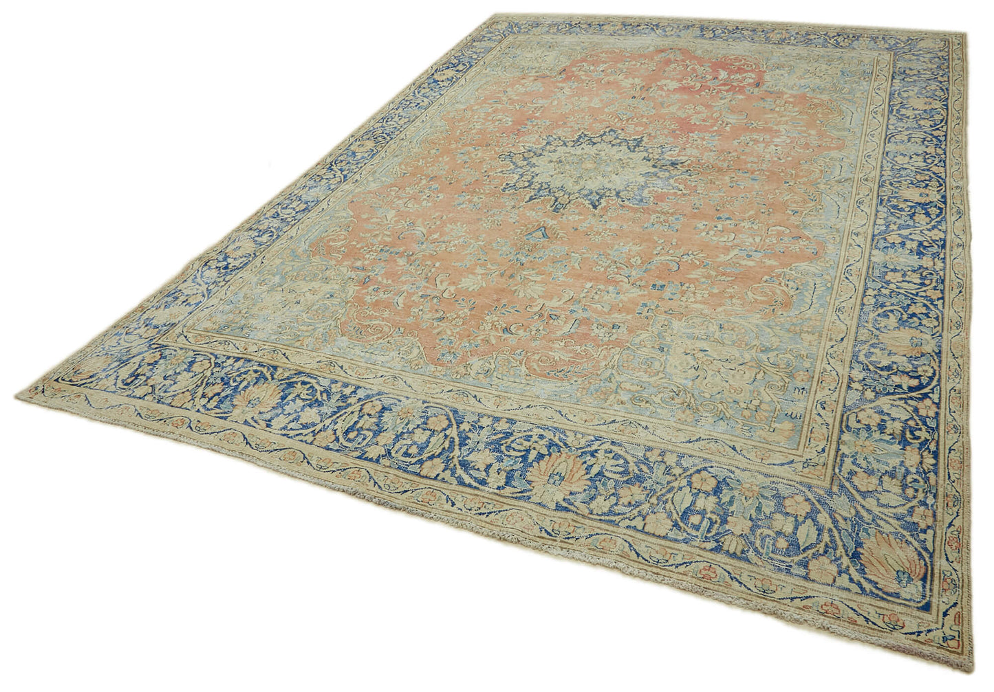 9x13 Beige Vintage Large Area Rug - 46160