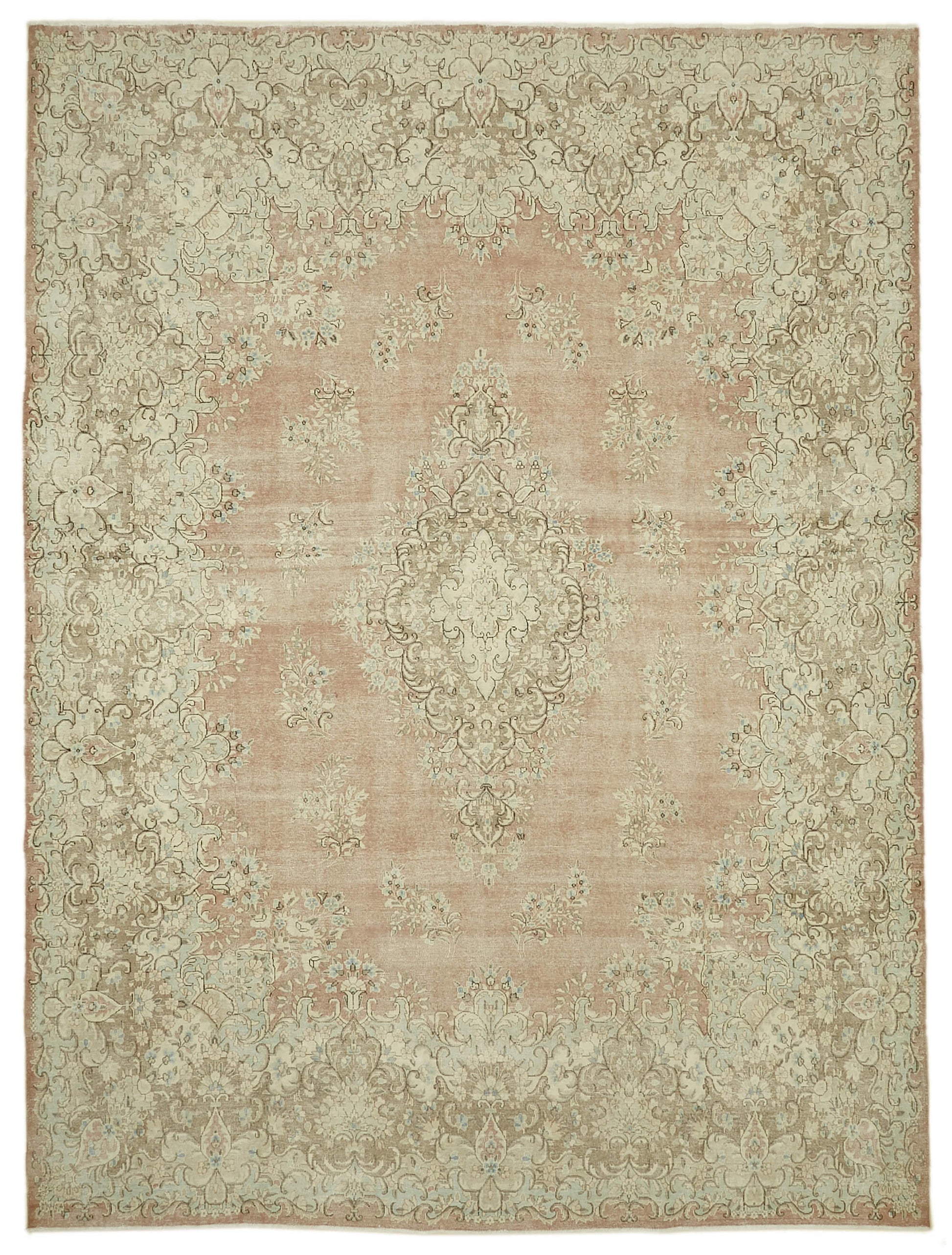 9x13 Beige Vintage Large Area Rug - 46161