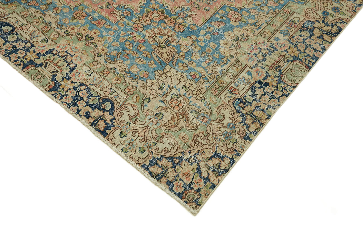 8x14 Beige Vintage Large Area Rug - 46164