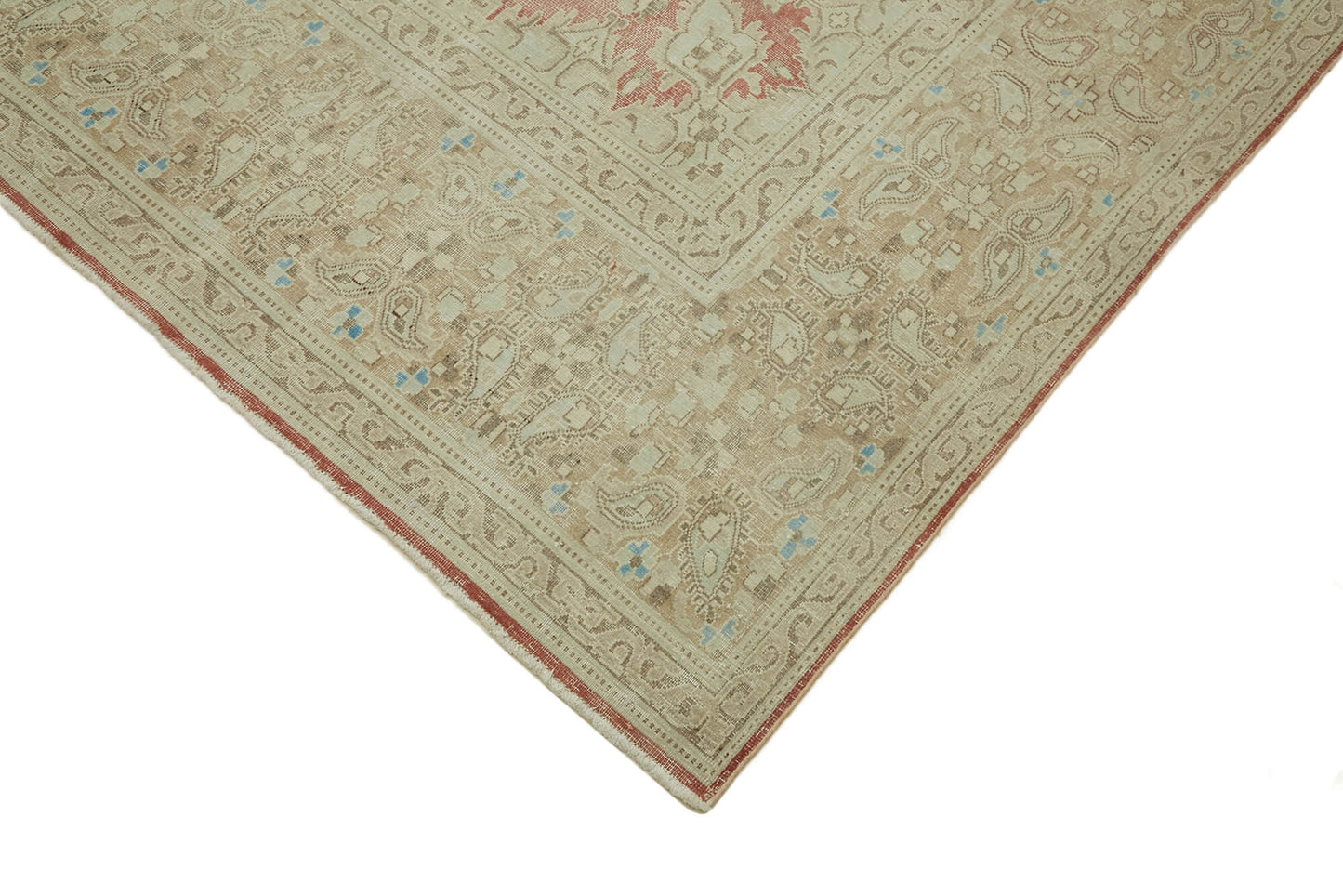 10x13 Beige Vintage Large Area Rug - 46165