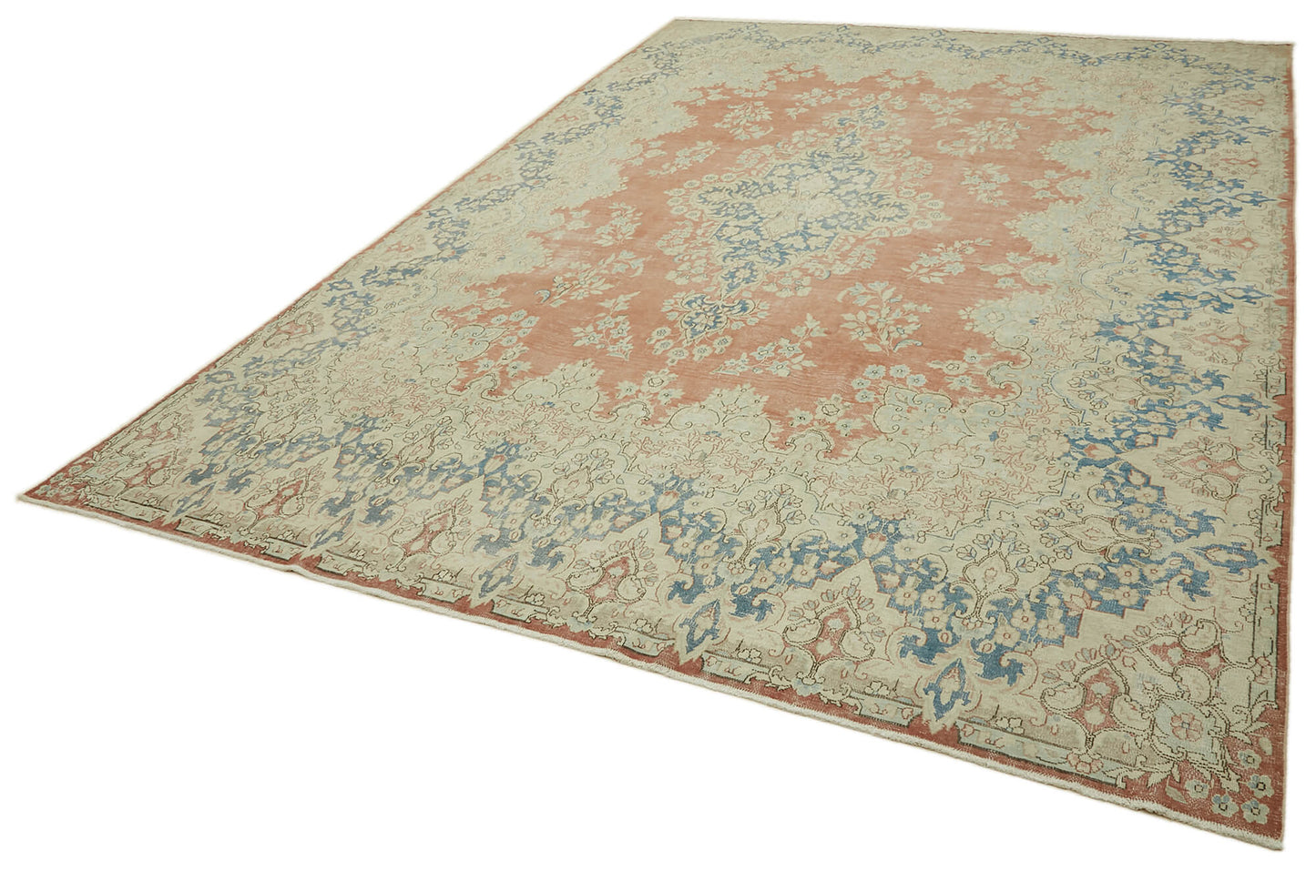 10x13 Beige Vintage Large Area Rug - 46166