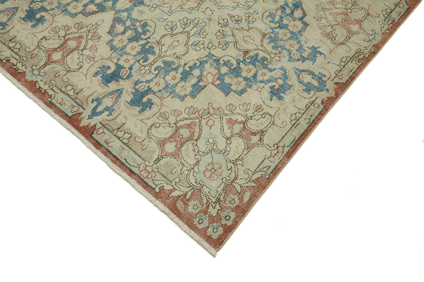 10x13 Beige Vintage Large Area Rug - 46166