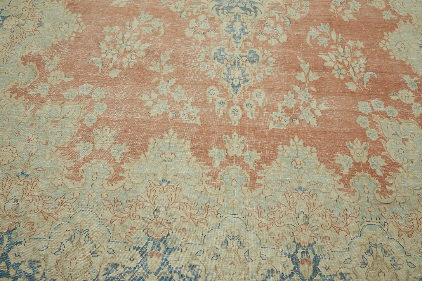 10x13 Beige Vintage Large Area Rug - 46166