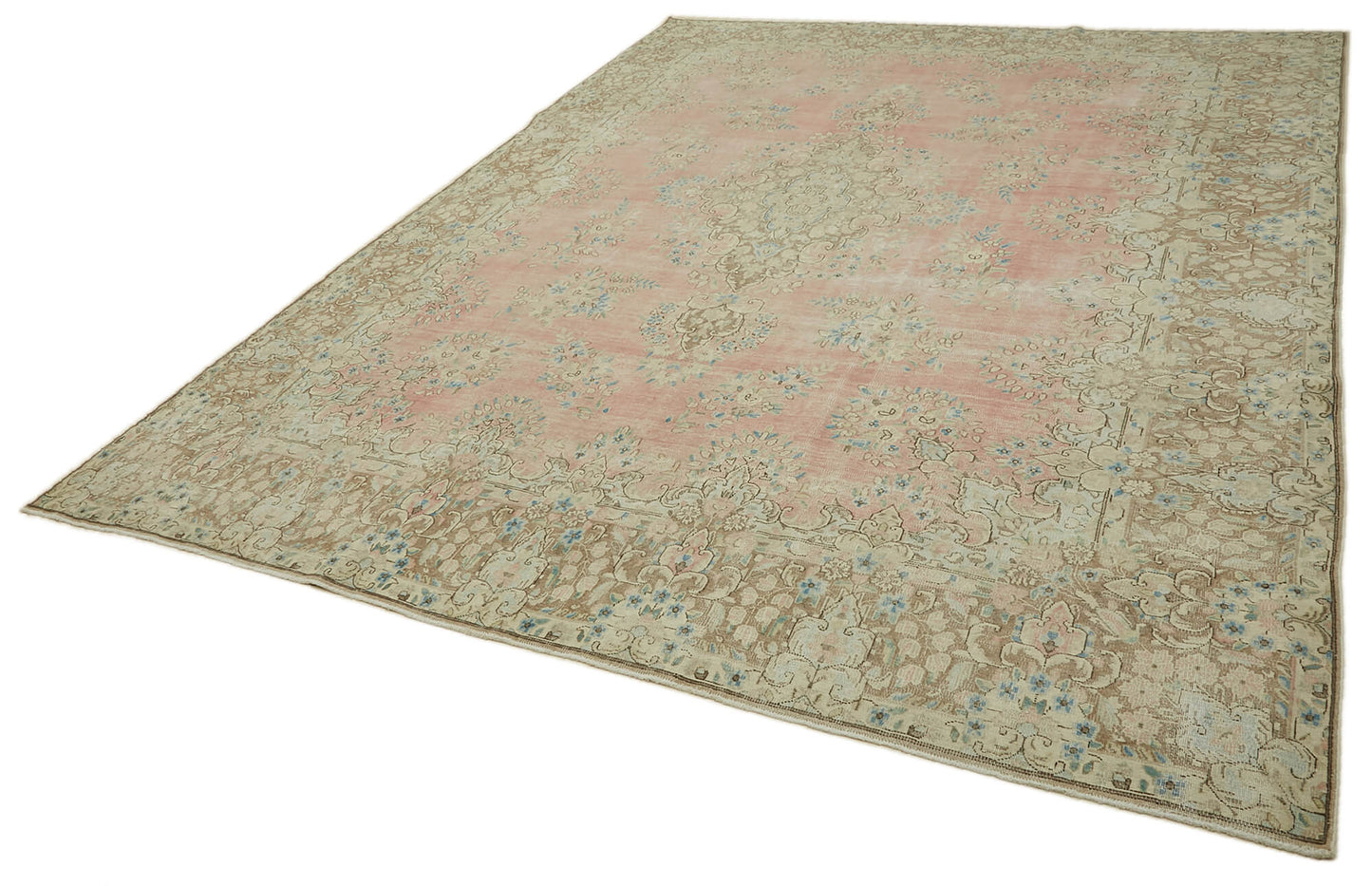 10x13 Beige Vintage Large Area Rug - 46167