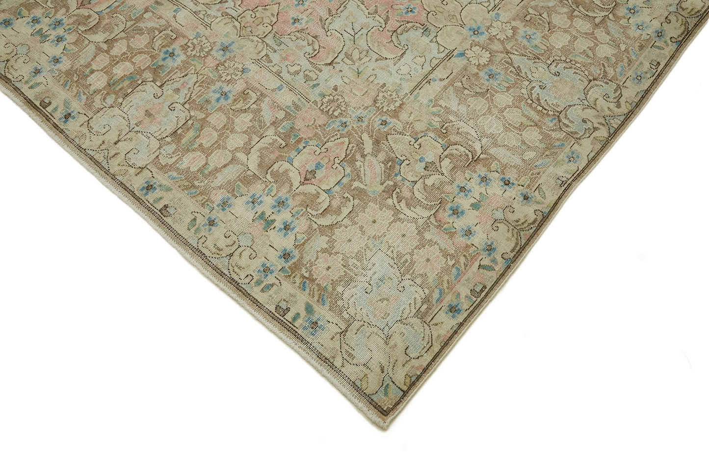 10x13 Beige Vintage Large Area Rug - 46167