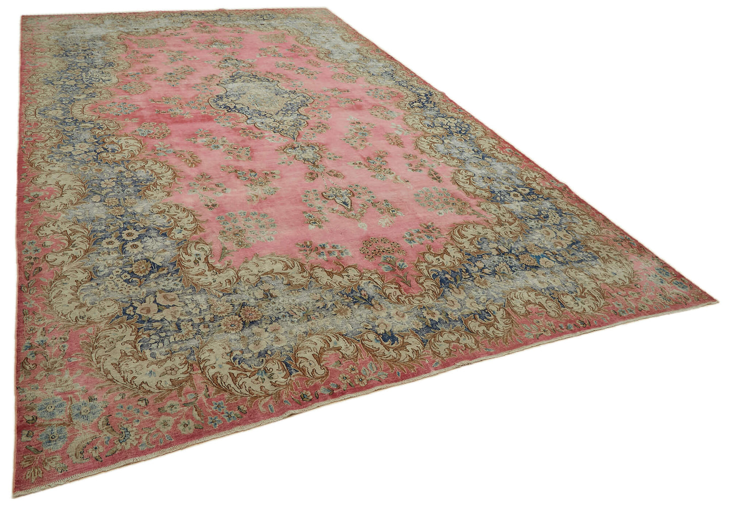 10x16 Beige Vintage Large Area Rug - 46169