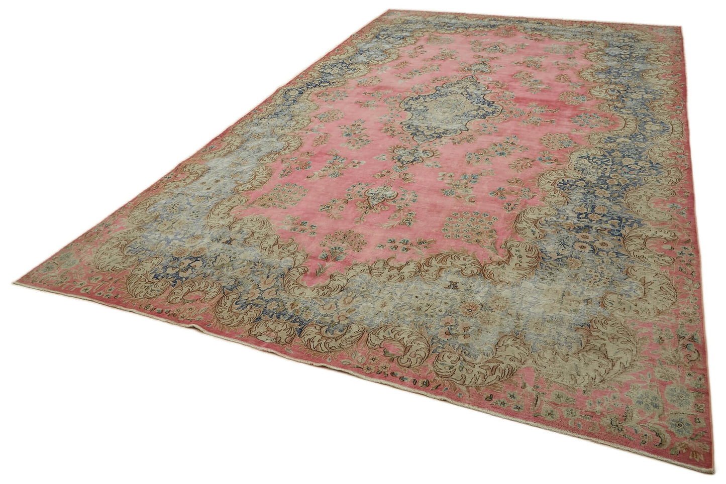 10x16 Beige Vintage Large Area Rug - 46169