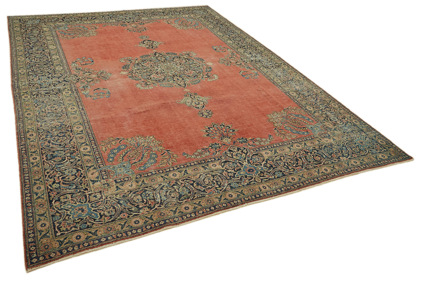 9x12 Beige Vintage Large Area Rug - 46170