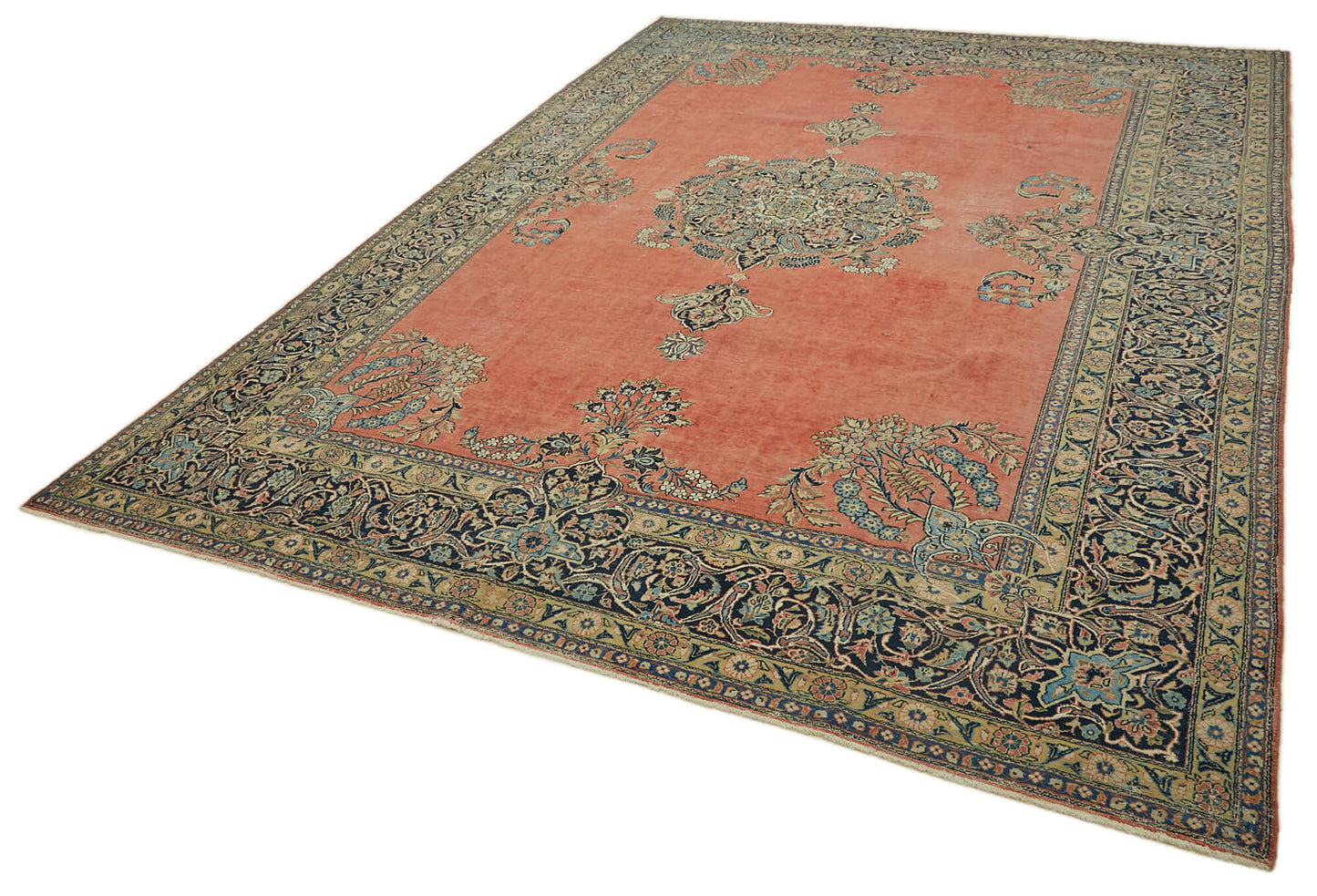 9x12 Beige Vintage Large Area Rug - 46170