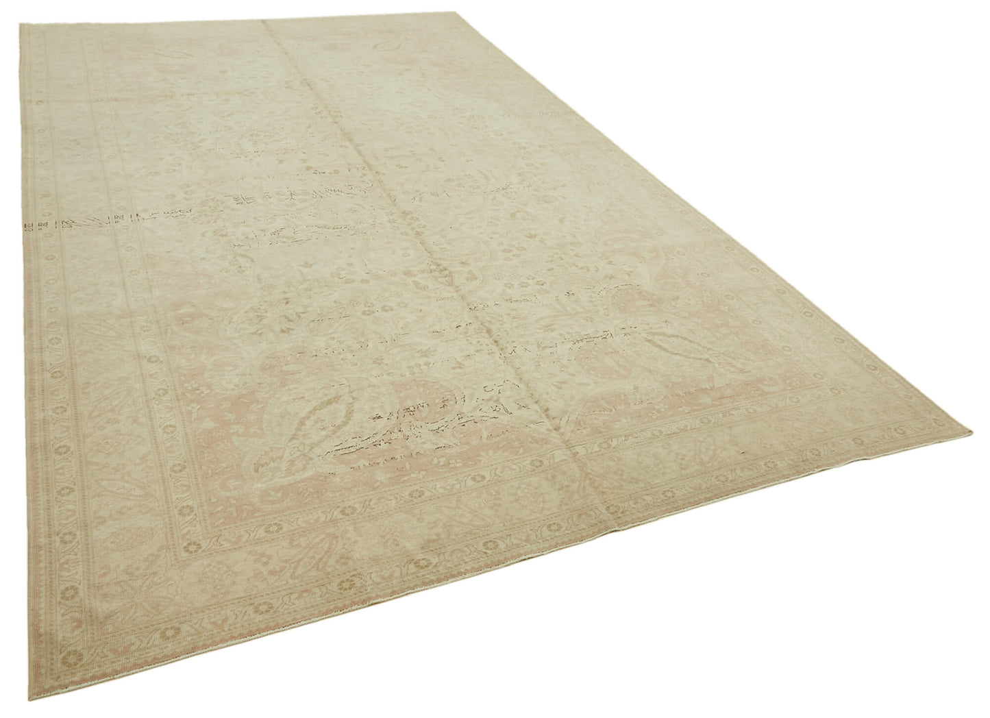 8x13 Beige Vintage Large Area Rug - 46171