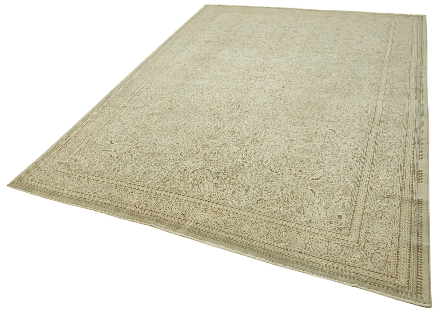 9x13 Beige Vintage Large Area Rug - 46172