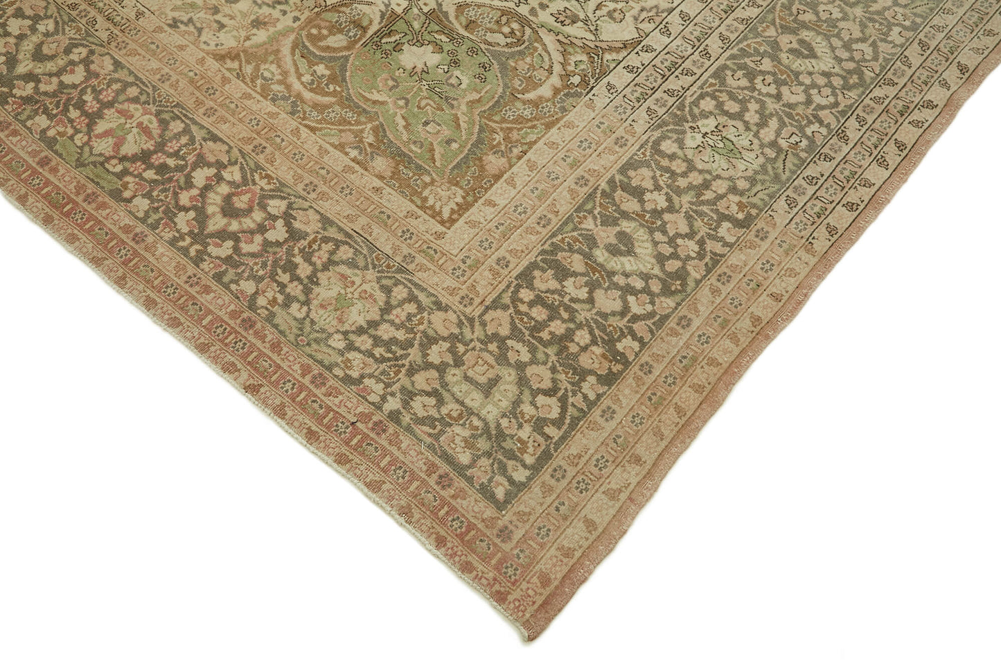 8x11 Beige Vintage Large Area Rug - 46173