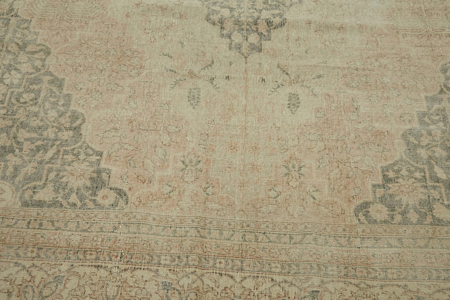 10x13 Beige Vintage Large Area Rug - 46174