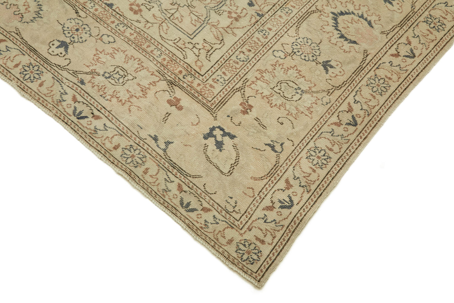 10x14 Beige Vintage Large Area Rug - 46175