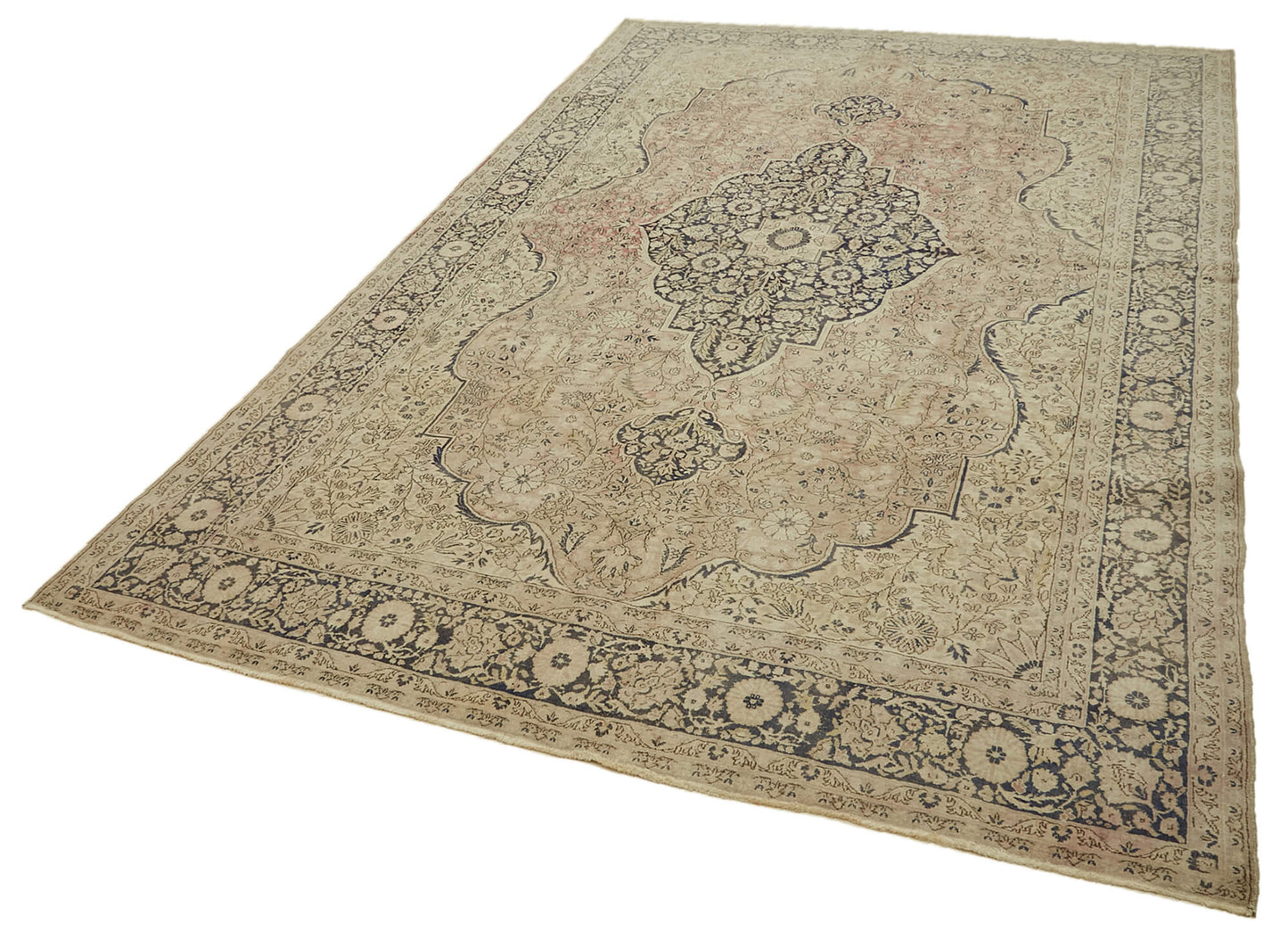 8x12 Beige Vintage Large Area Rug - 46176