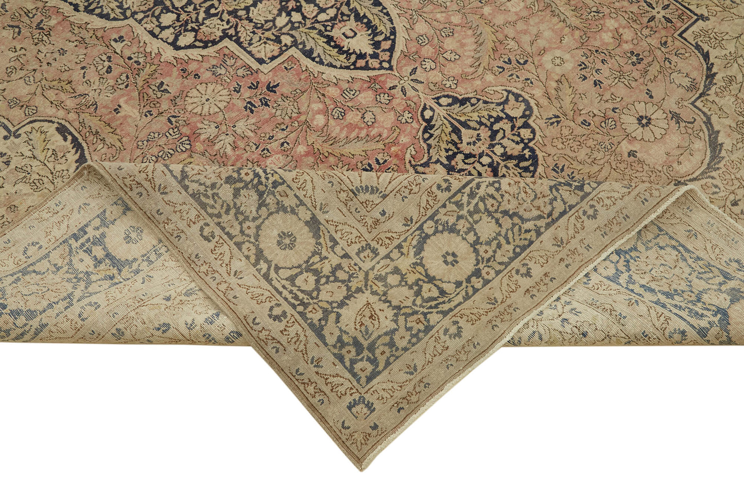 8x12 Beige Vintage Large Area Rug - 46176