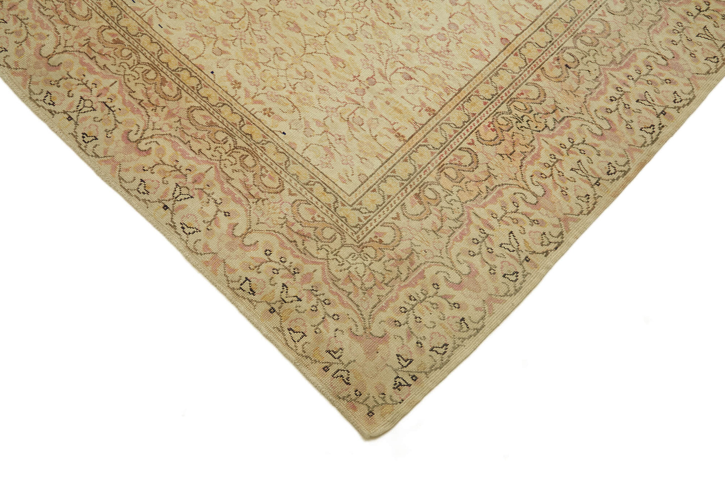 10x14 Beige Vintage Large Area Rug - 46177