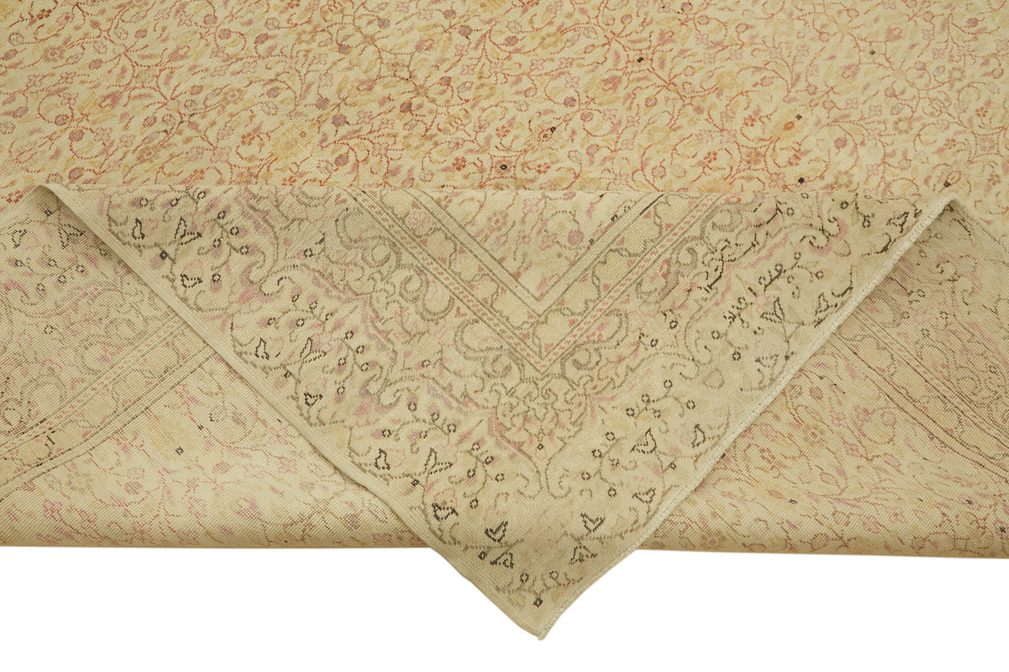 10x14 Beige Vintage Large Area Rug - 46177