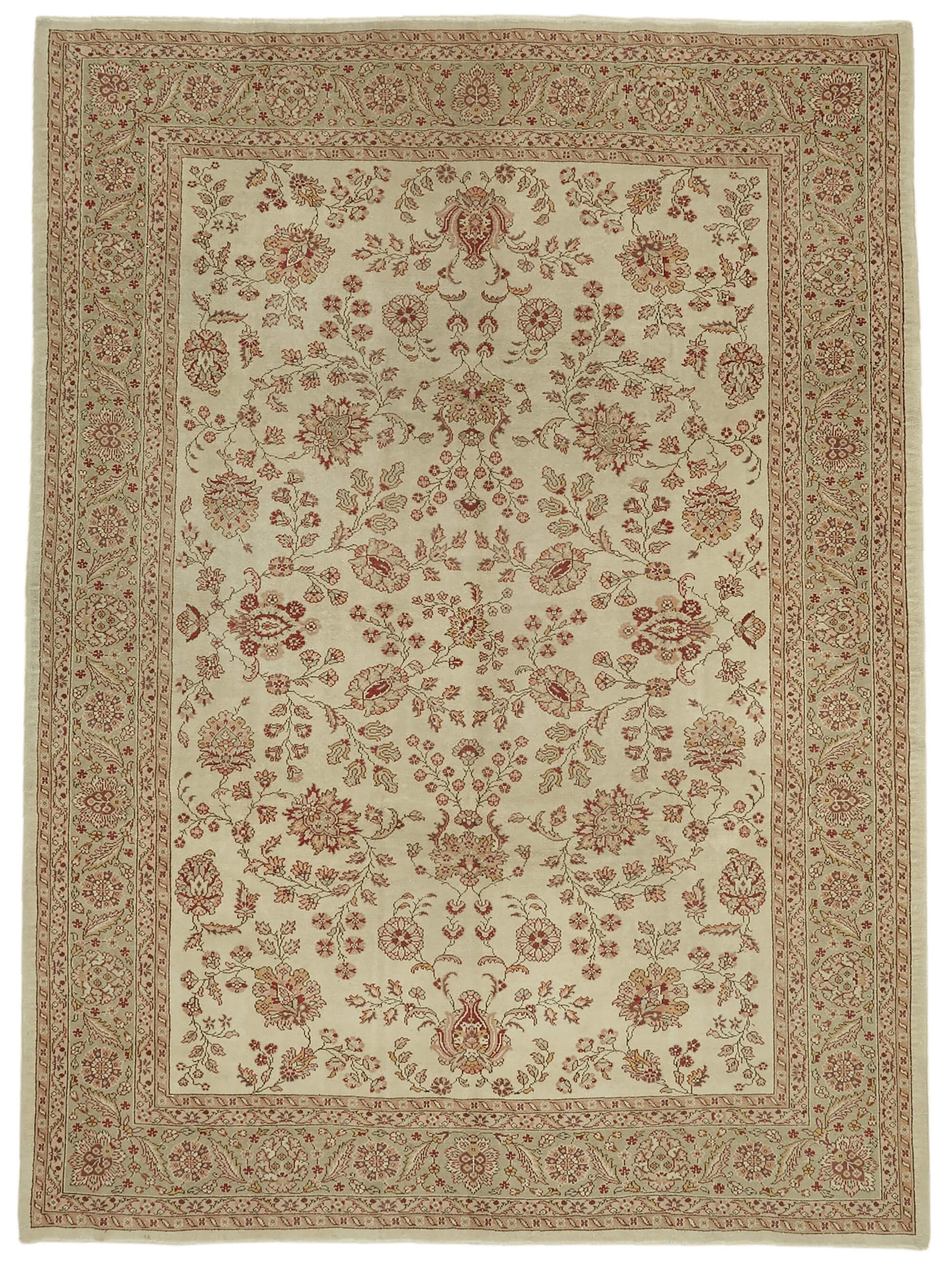 9x13 Beige Vintage Large Area Rug - 46178