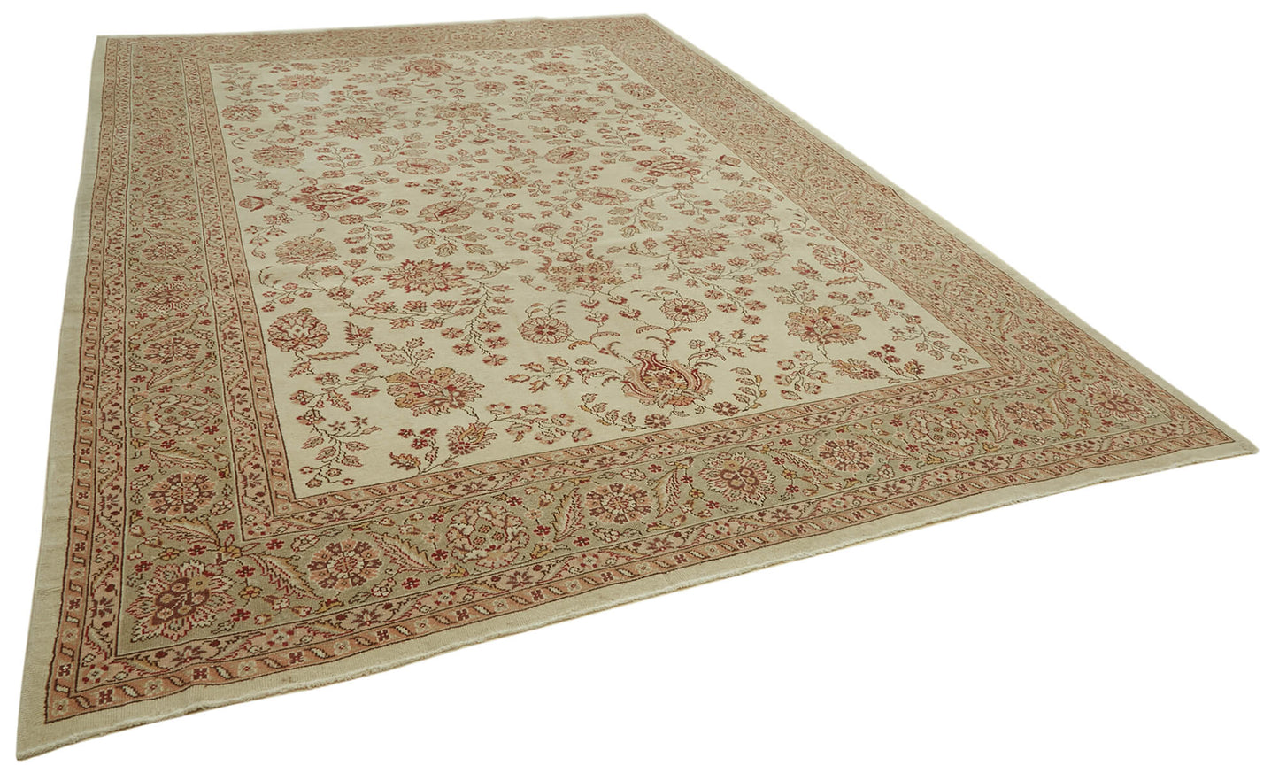 9x13 Beige Vintage Large Area Rug - 46178