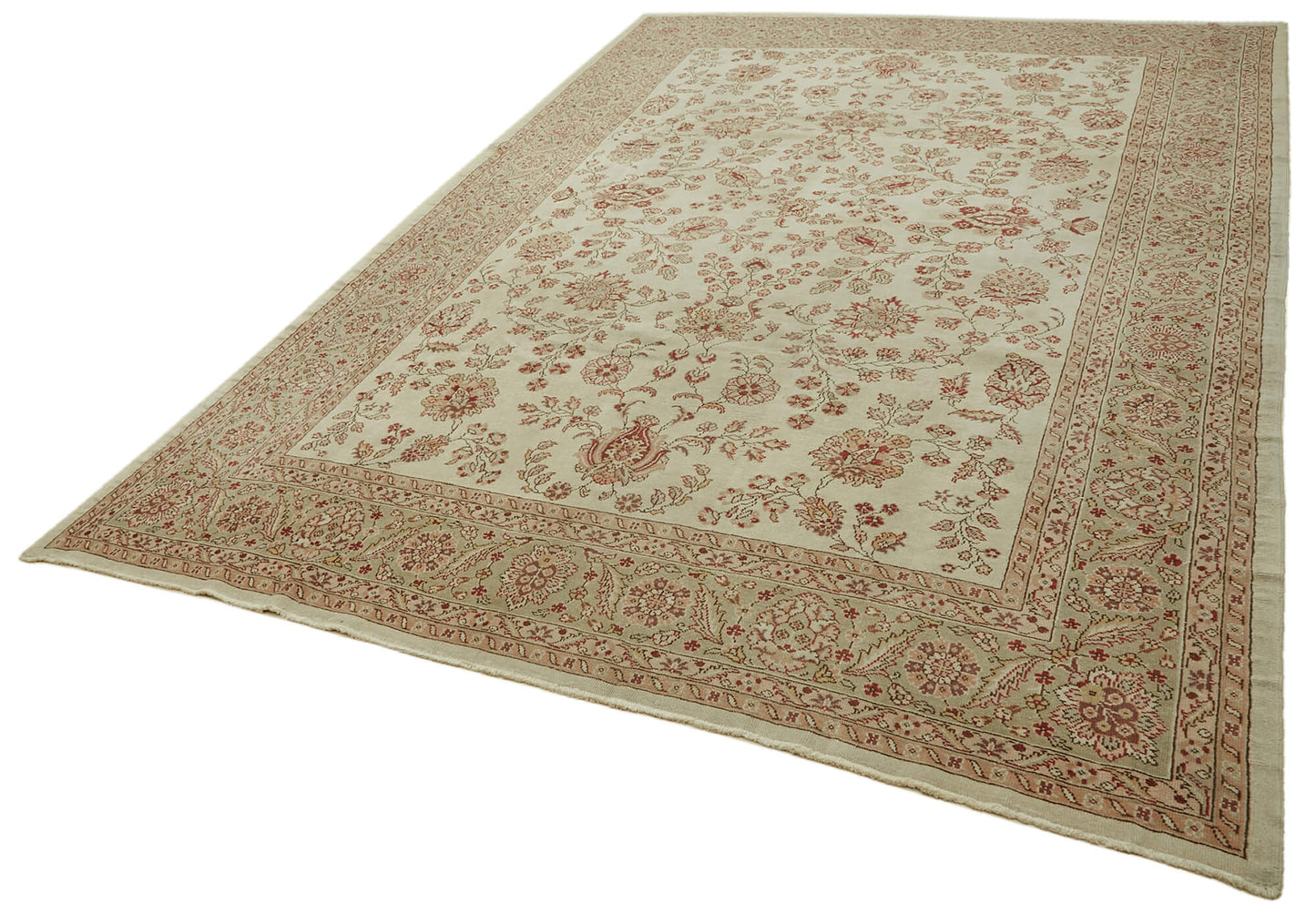 9x13 Beige Vintage Large Area Rug - 46178