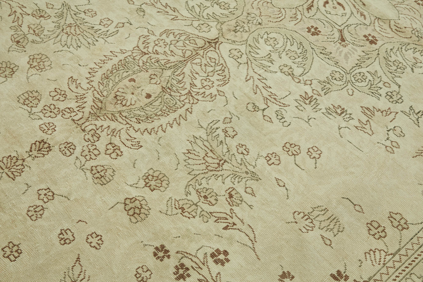 8x12 Beige Vintage Large Area Rug - 46182