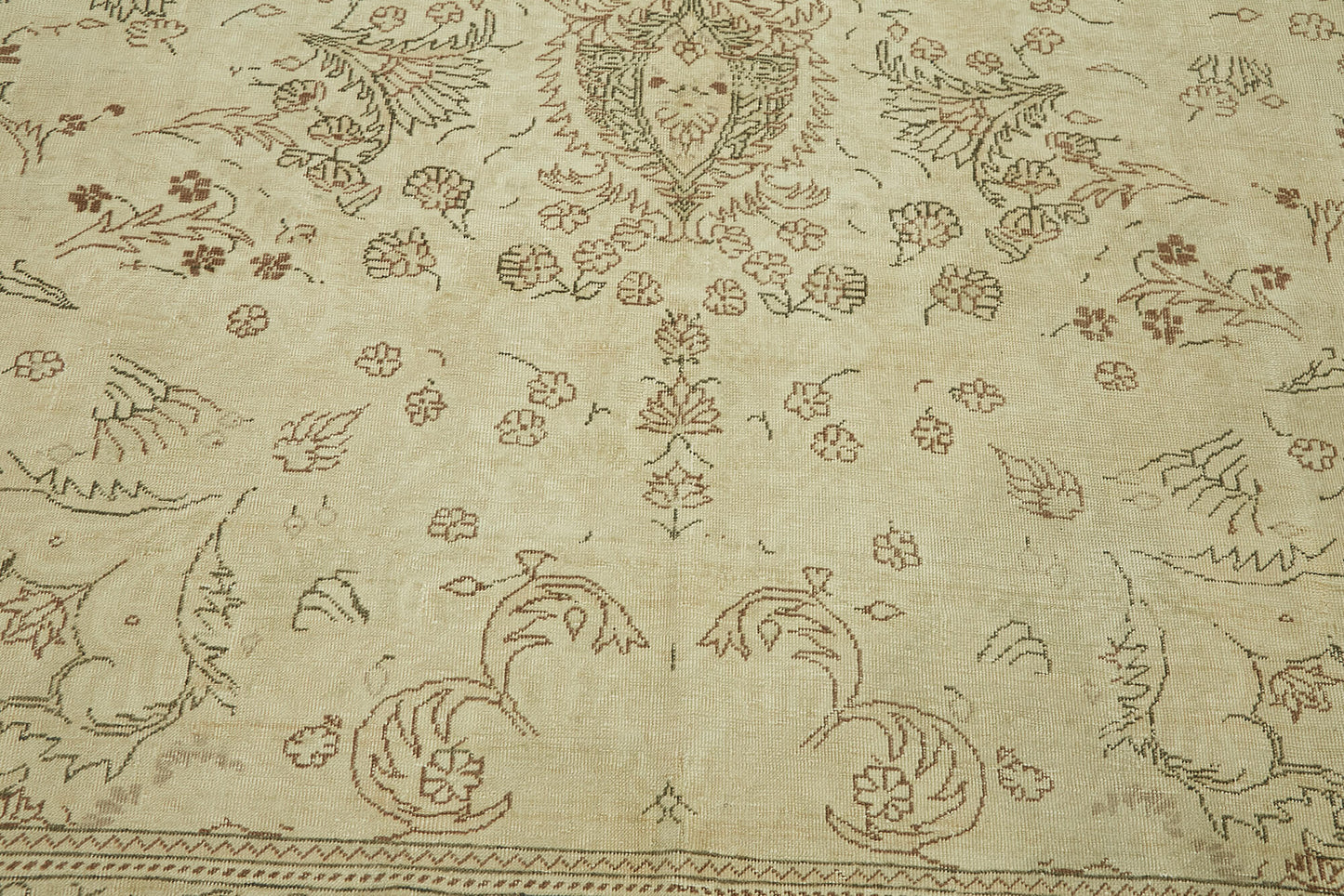 8x12 Beige Vintage Large Area Rug - 46182