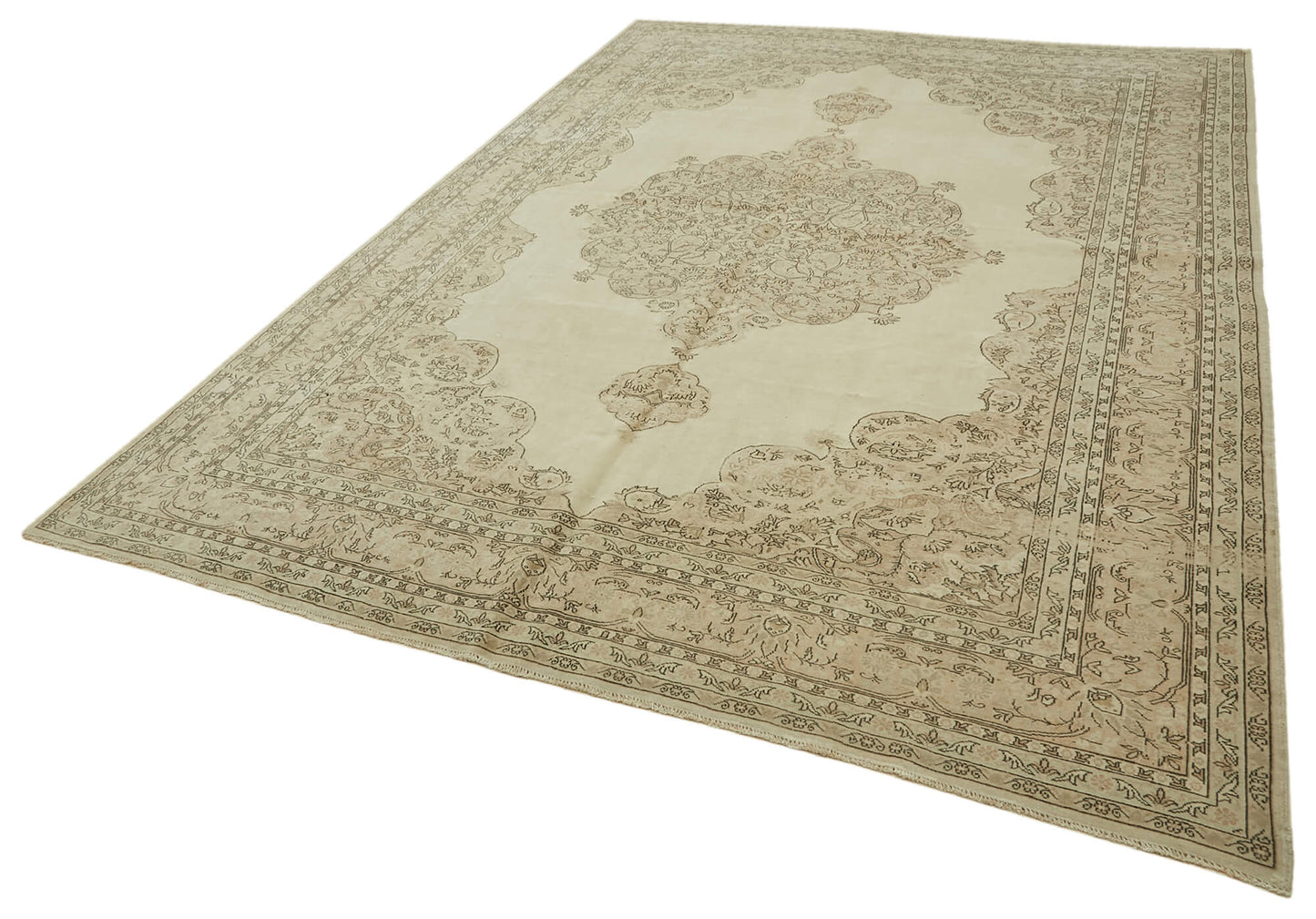 9x12 Beige Vintage Large Area Rug - 46183