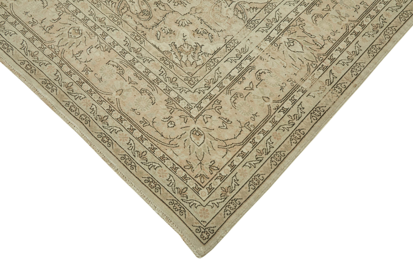 9x12 Beige Vintage Large Area Rug - 46183