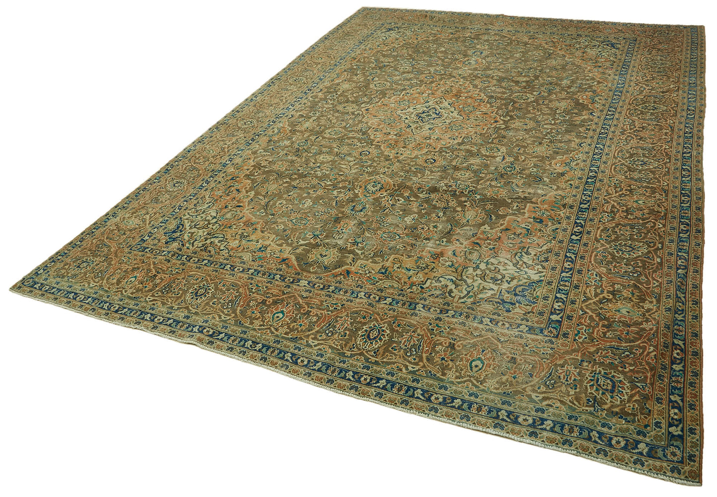 9x13 Beige Vintage Large Area Rug - 46186