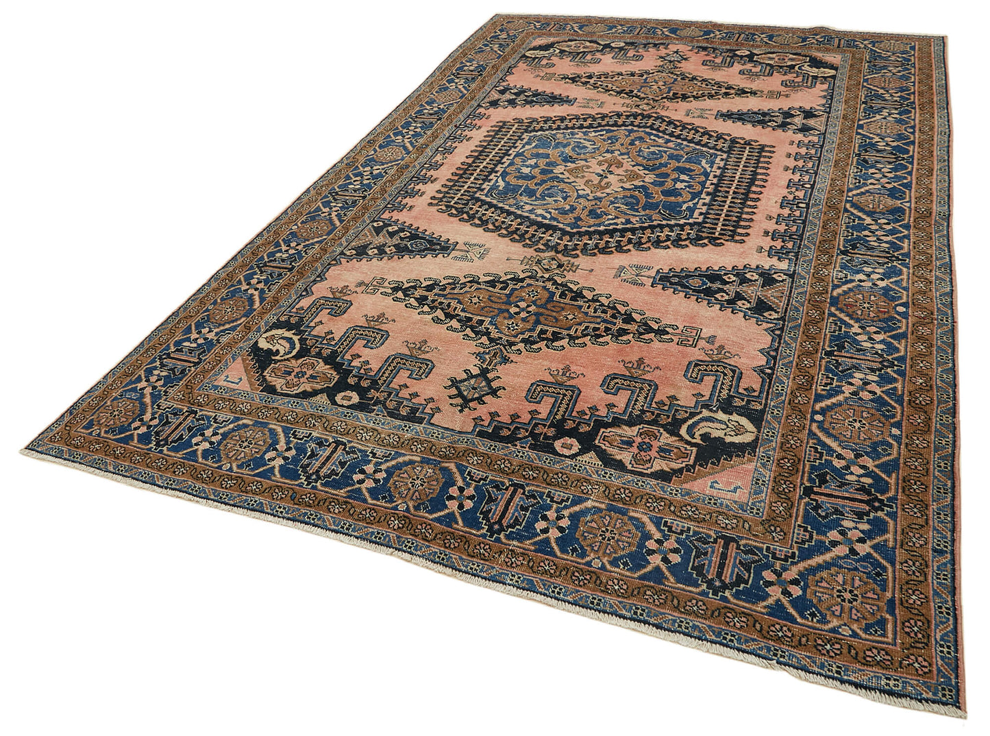 8x12 Beige Vintage Large Area Rug - 46190