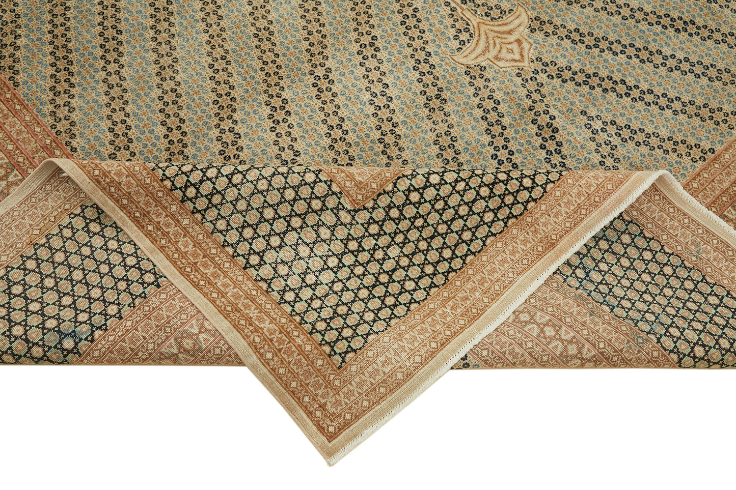 9x12 Beige Vintage Large Area Rug - 46196