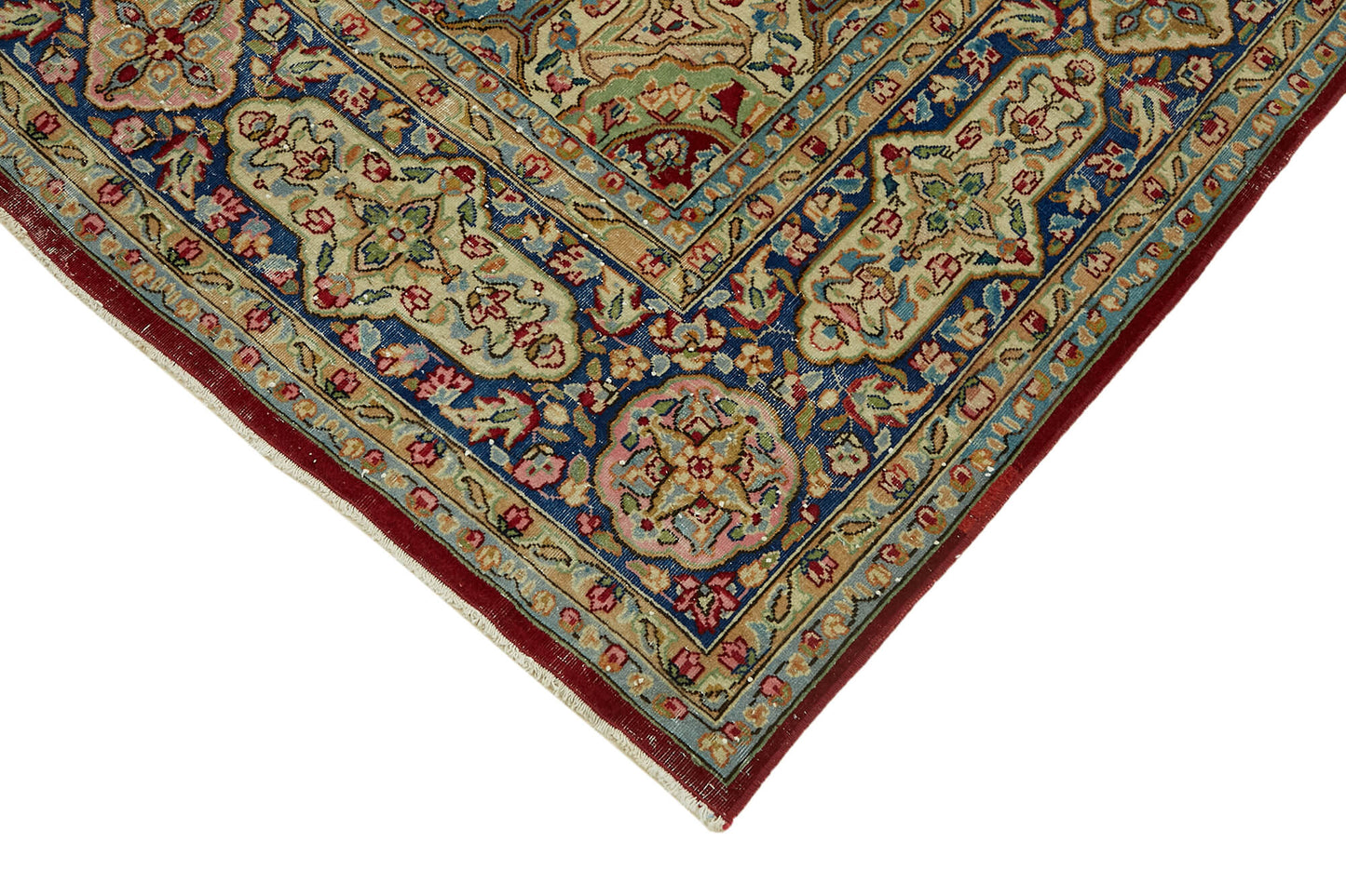 7x10 Beige Vintage Large Area Rug - 46199