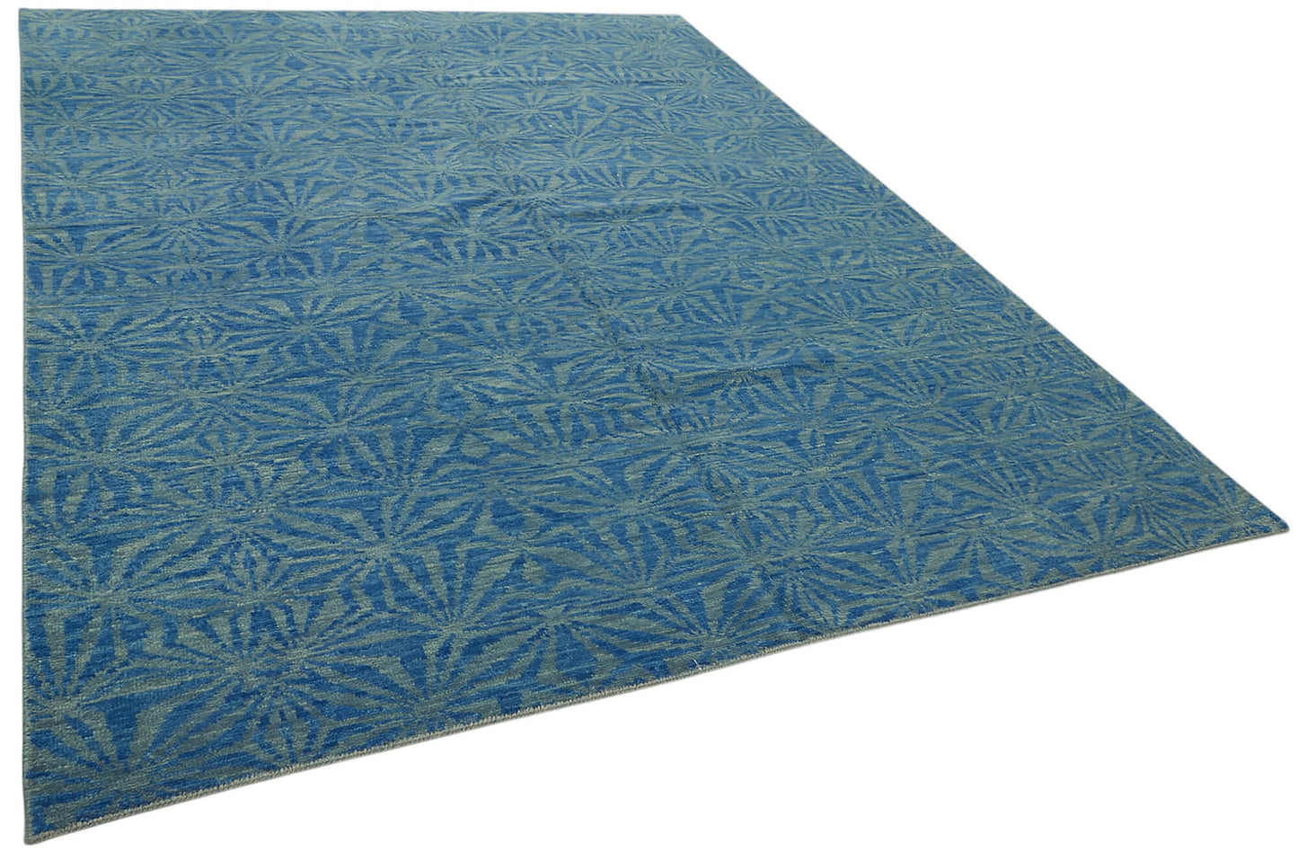 8x10 Blue Oushak Rug - 46285