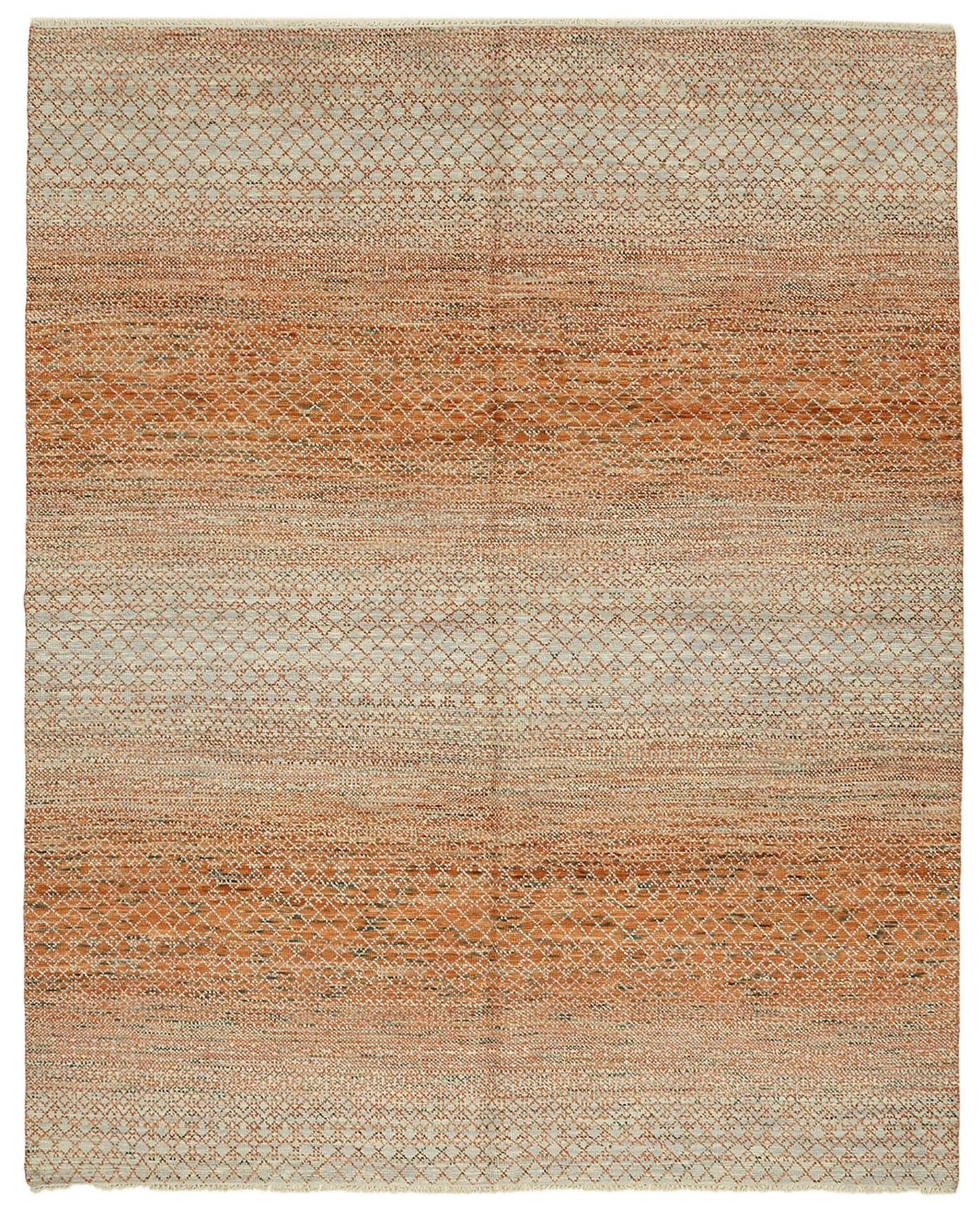 8x10 Orange Oushak Rug - 46288