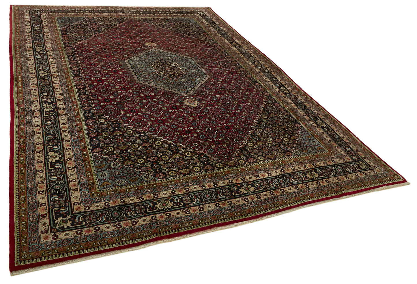 8x11 Red Vintage Large Area Rug - 46397