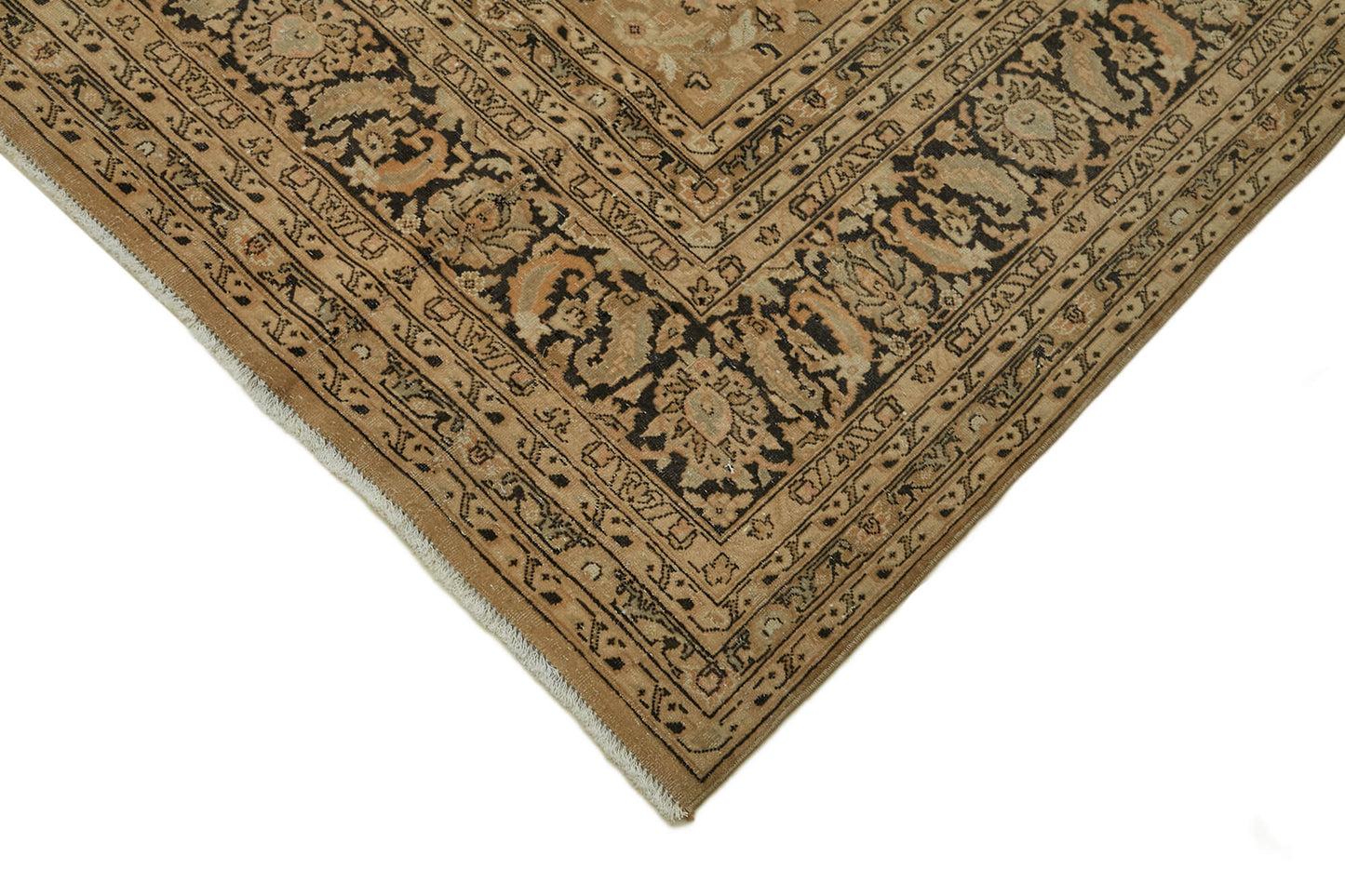 8x11 Beige Vintage Large Area Rug - 46399