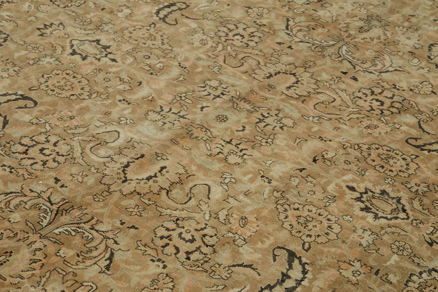 8x11 Beige Vintage Large Area Rug - 46399